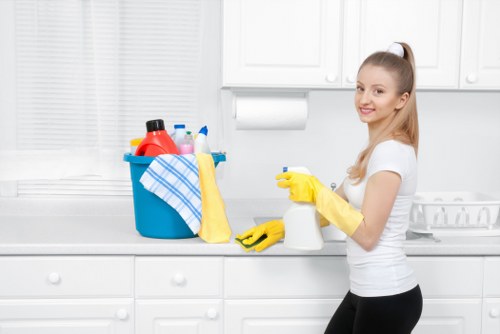 Technician treating pet urine smell on upholstery in Richmond upon Thames